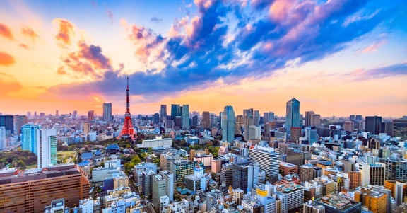 4.HIS JP TOKYO City scapes view sunset AST